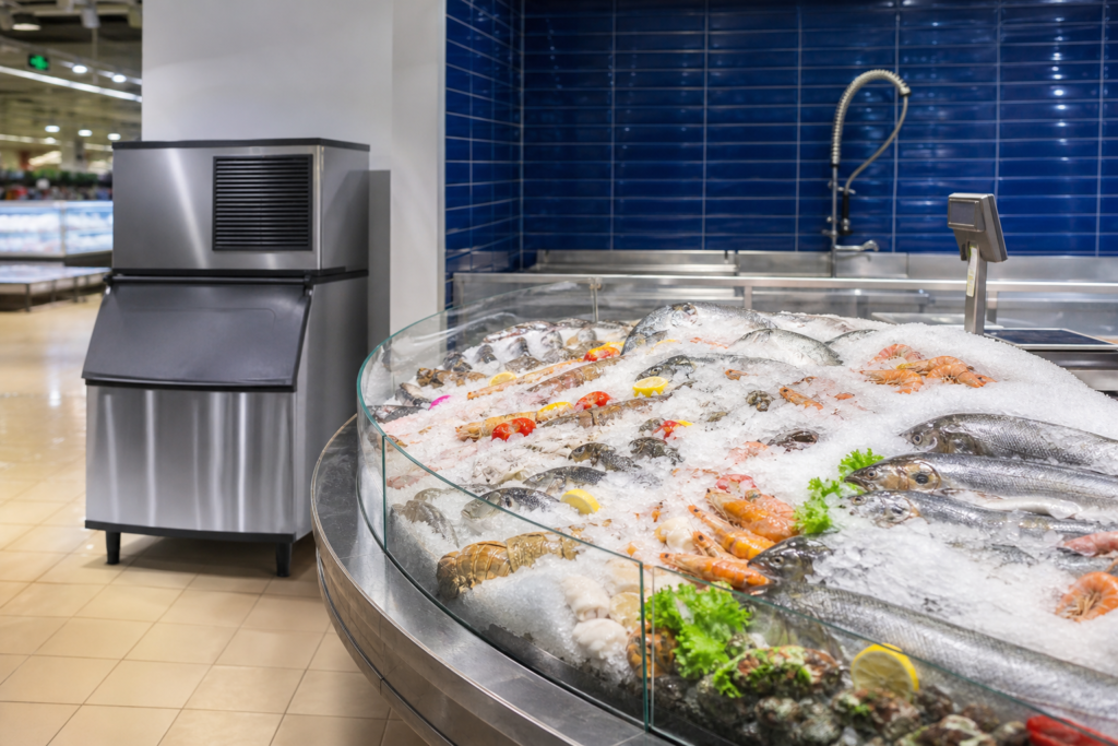 Flake Ice Machines for Seafood Displays and Food Preservation - icemachineforsale.com