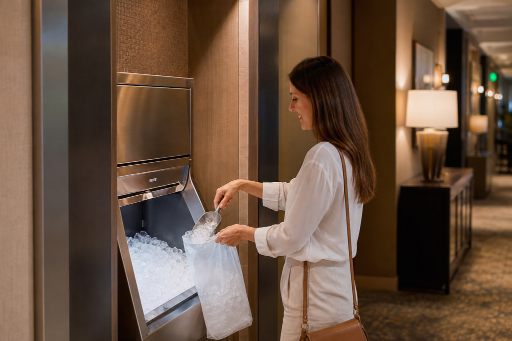 Ice Vending Machine for Sale: Hotel Self-Serve Guide - icemachineforsale.com
