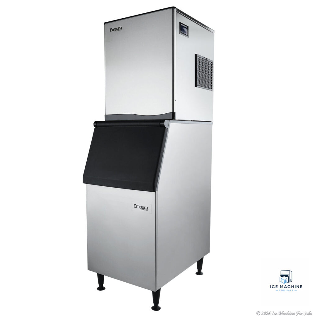 Empura Ice Machines E-MCFB350 Ice Machine with Bin 22-1/2″W X 32-5/16″D X 62-5/16″H Modular - commercial ice machine for sale at icemachineforsale.com