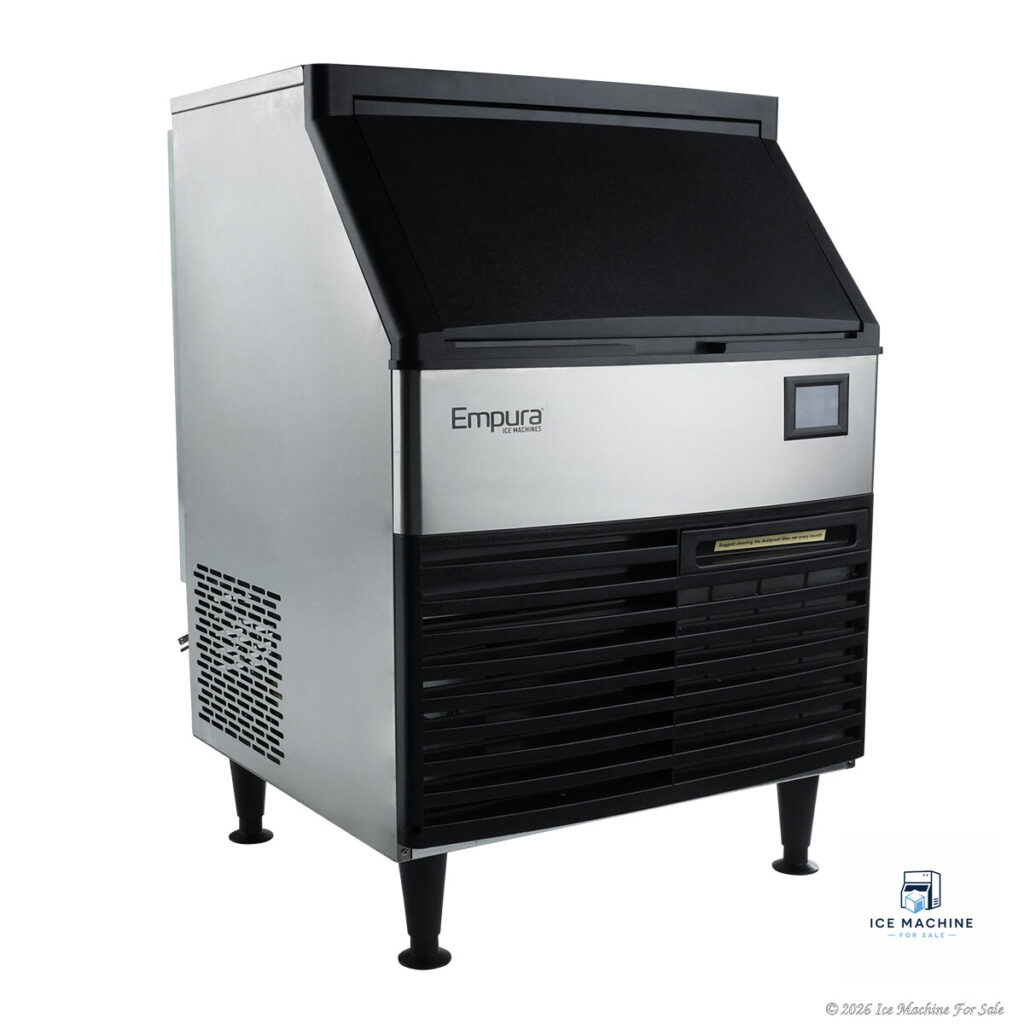 Empura Ice Machines E-UCH160 Ice Machine 26-3/16″W X 27-9/16″D X 38-1/2″H Undercounter - commercial ice machine for sale at icemachineforsale.com