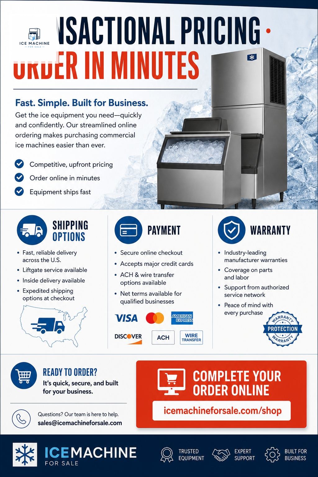 Order online with confidence flyer Order online with confidence flyer