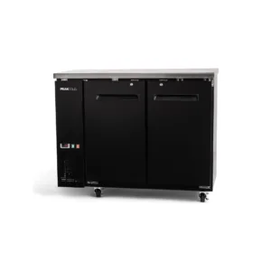 PeakCold 2 Solid Door Back Bar Cooler - 48"