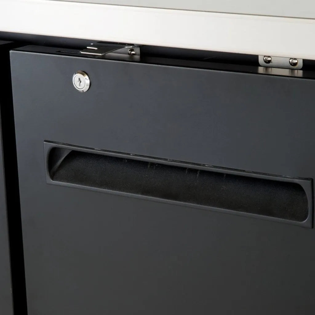 PeakCold 2 Solid Door Back Bar Cooler - 48"