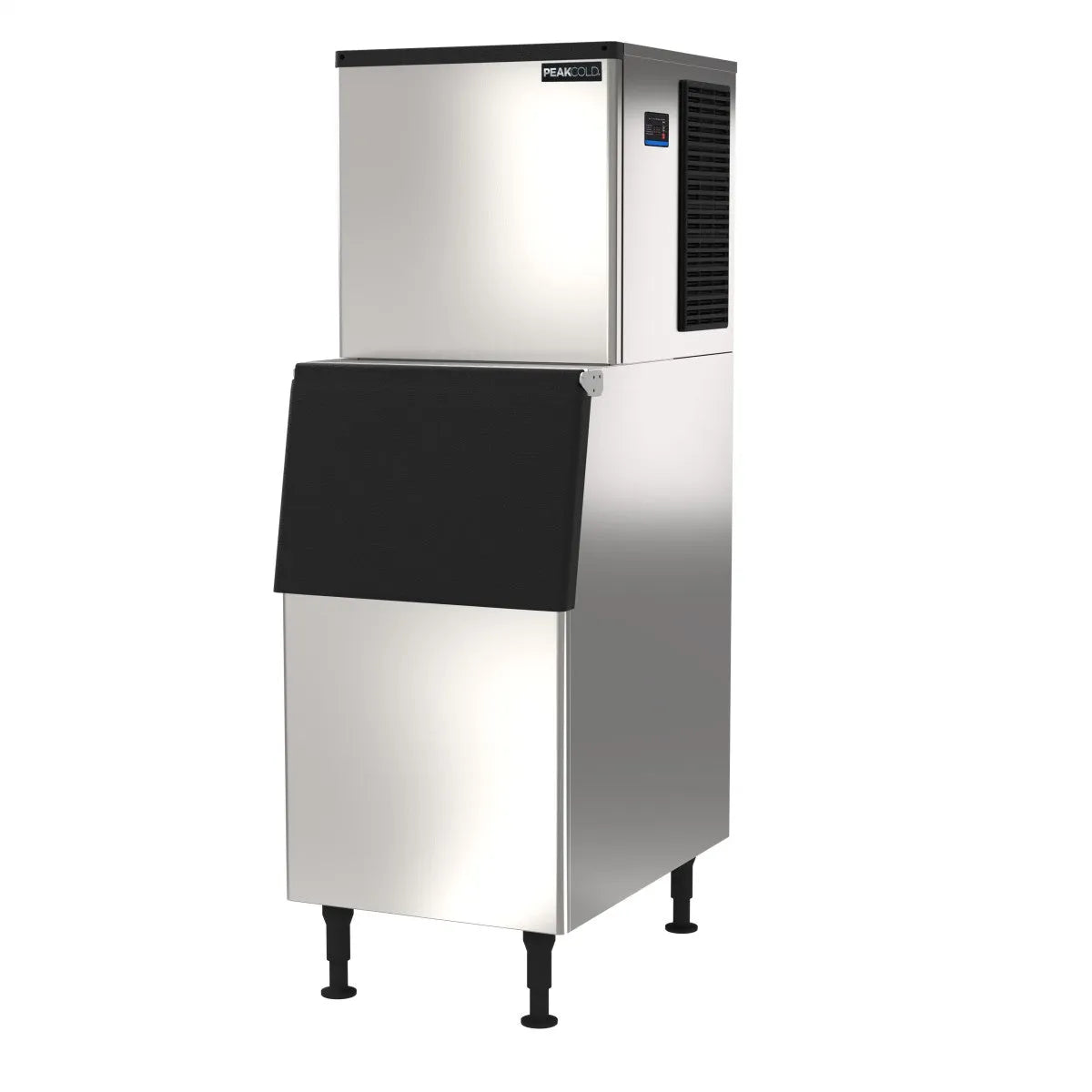 PeakCold 350 Lb Commercial Ice Machine with Bin