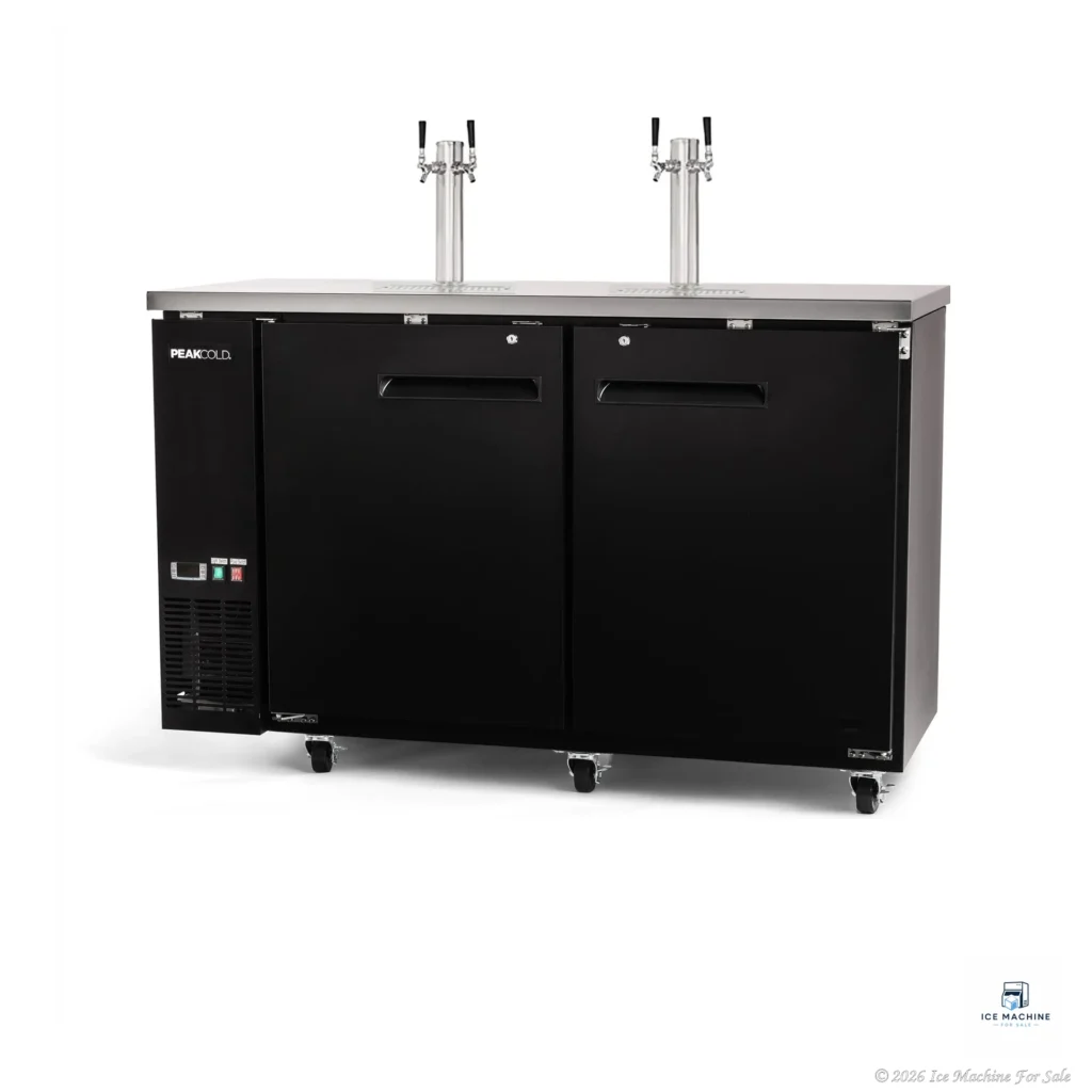 PeakCold 4 Keg Kegerator Beer Dispenser – 60″ - commercial ice machine for sale at icemachineforsale.com