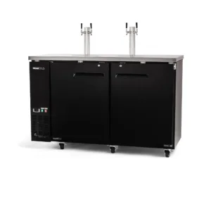 PeakCold 4 Keg Kegerator Beer Dispenser - 60"