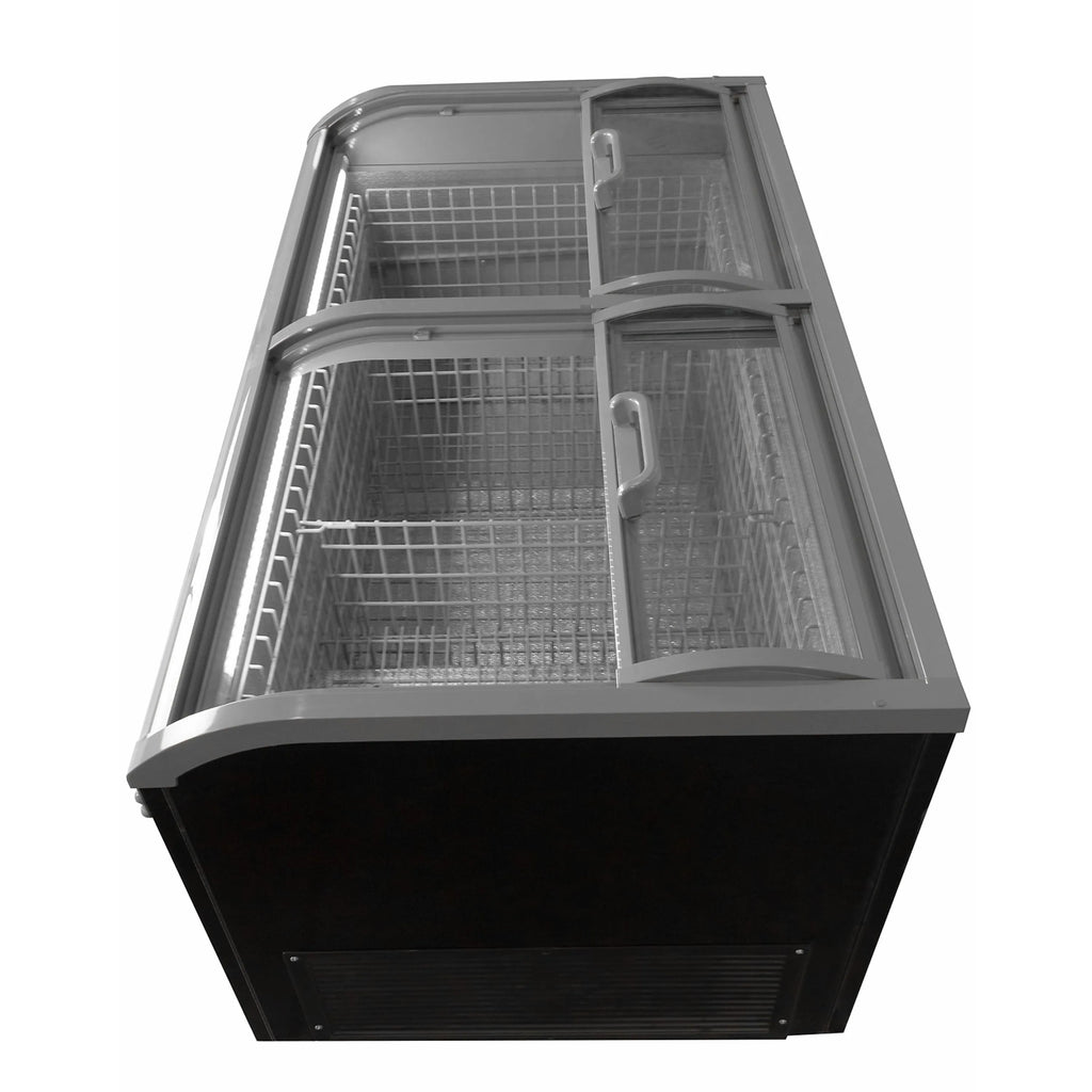 PeakCold 58" Island Freezer - Black