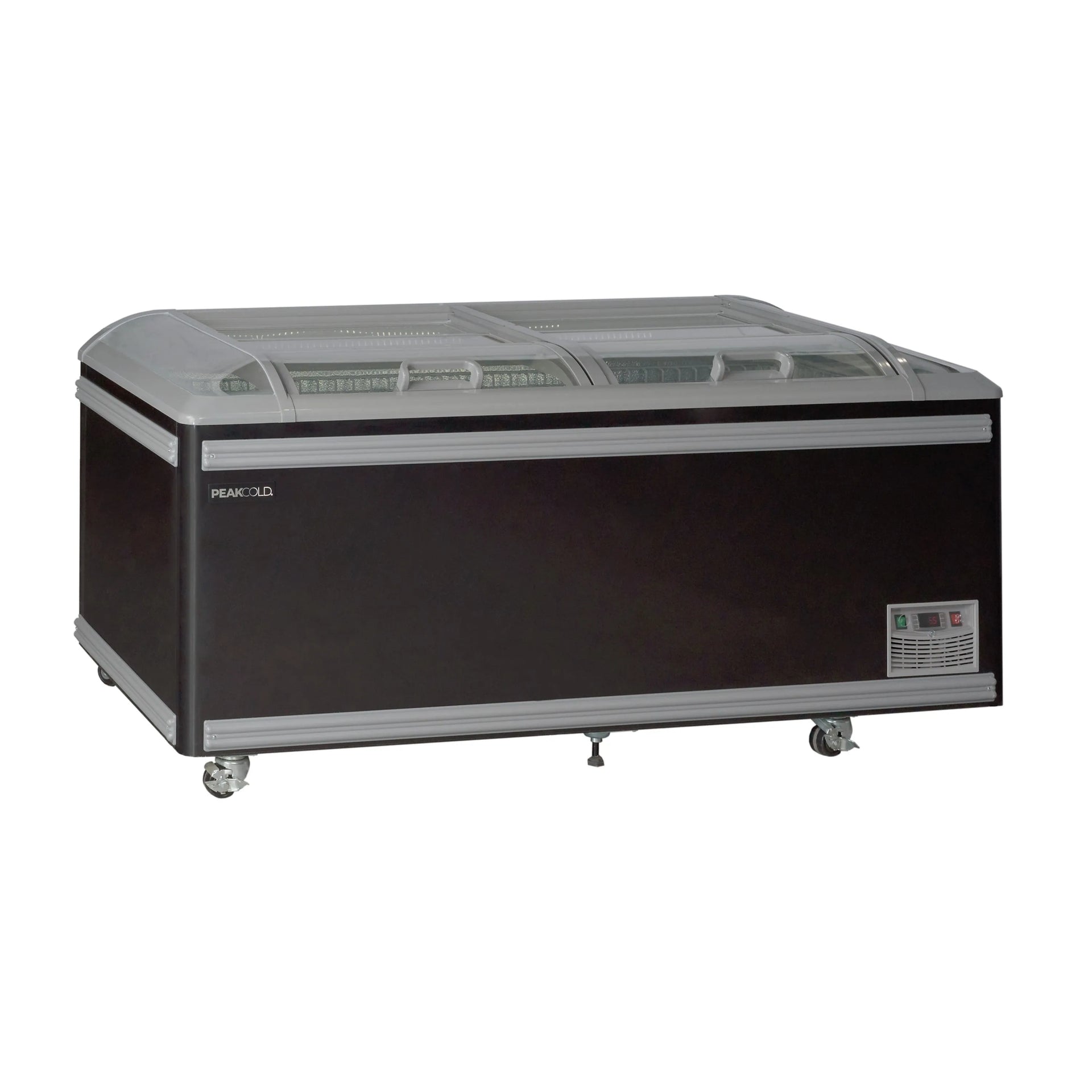 PeakCold 74" Island Freezer - Black