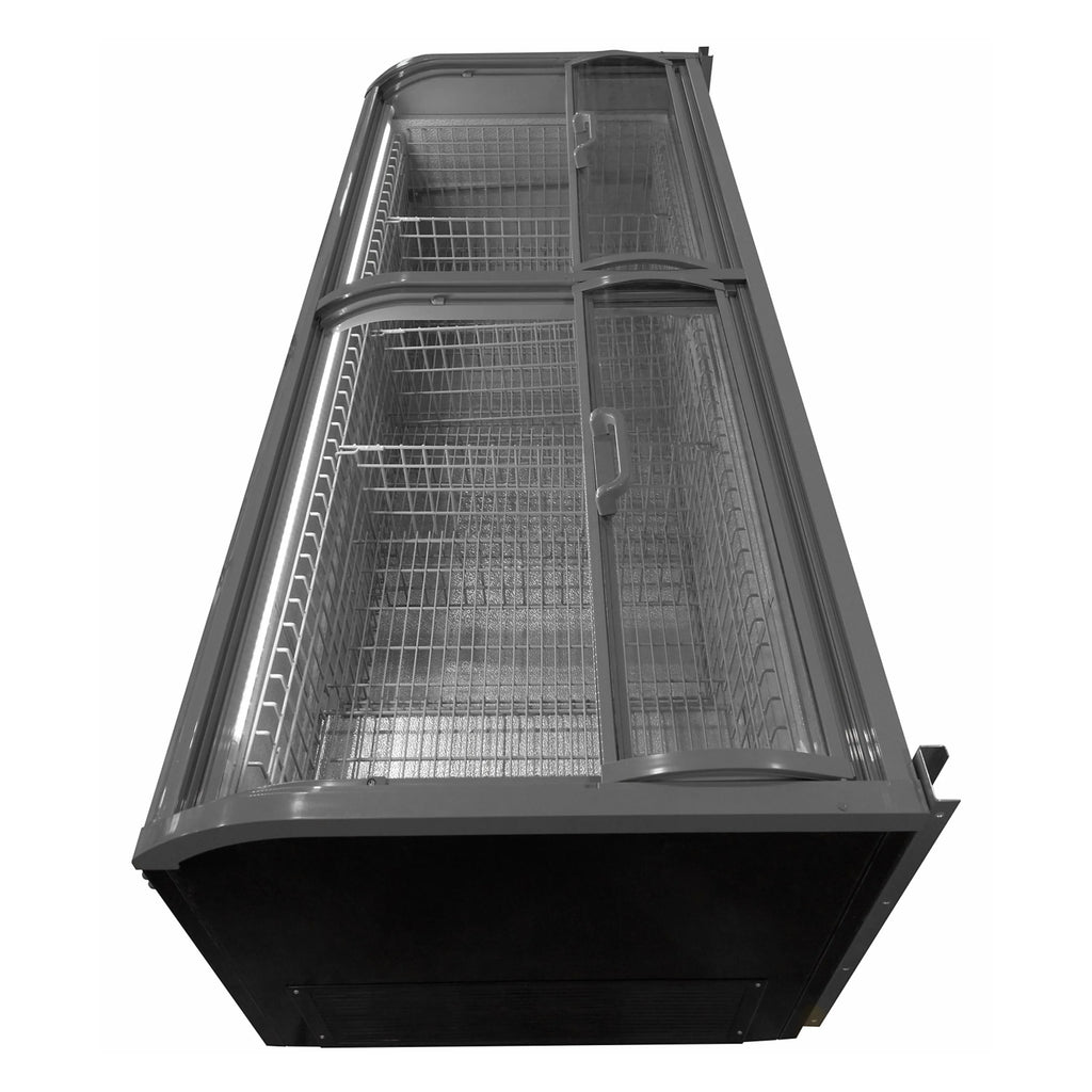 PeakCold 83" Island Freezer - Black