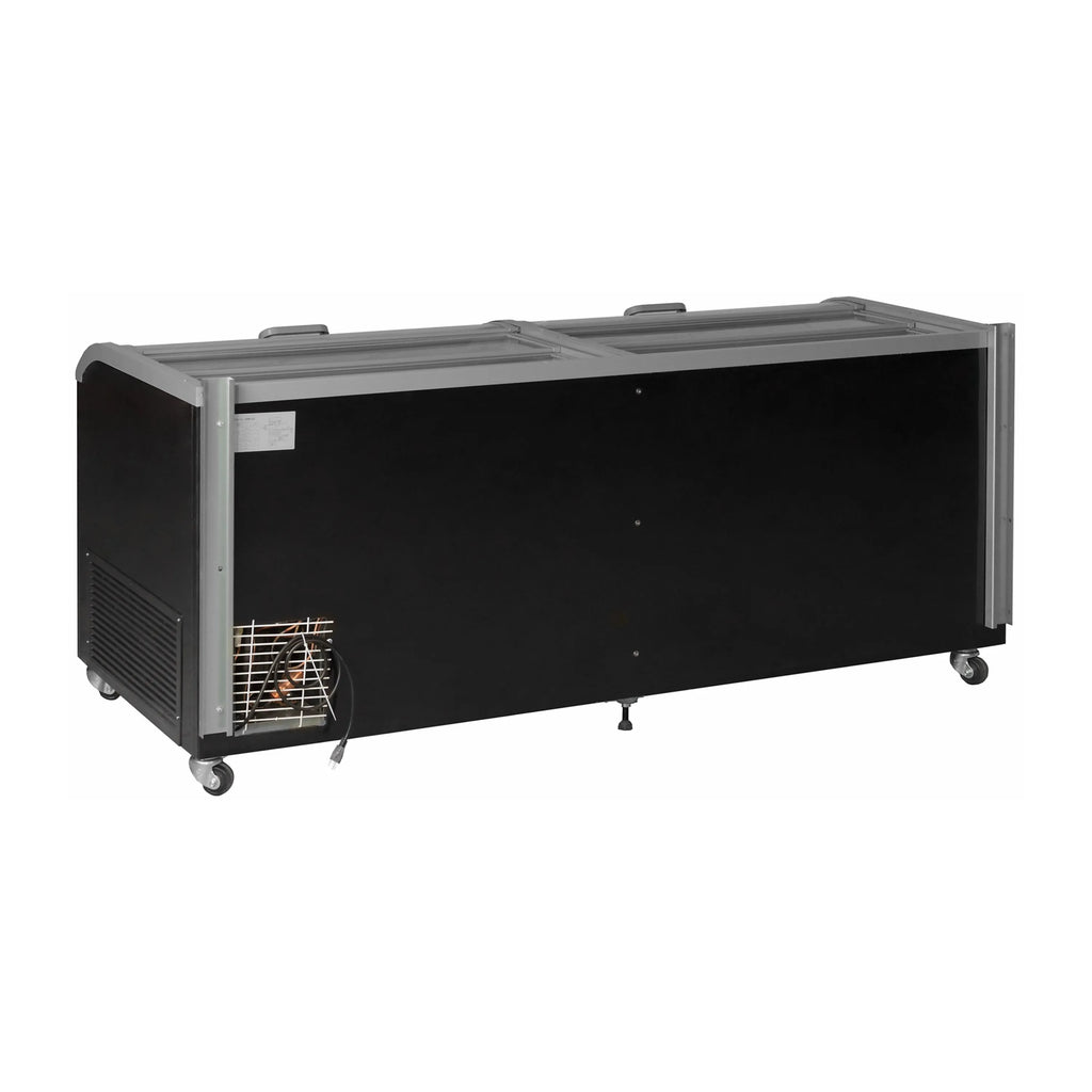 PeakCold 83" Island Freezer - Black