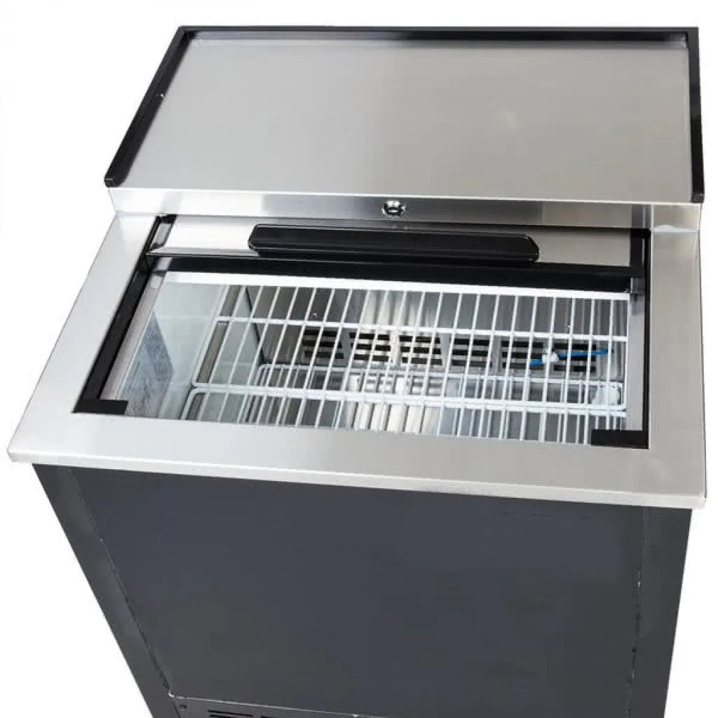 PeakCold Black Back Bar Glass Froster