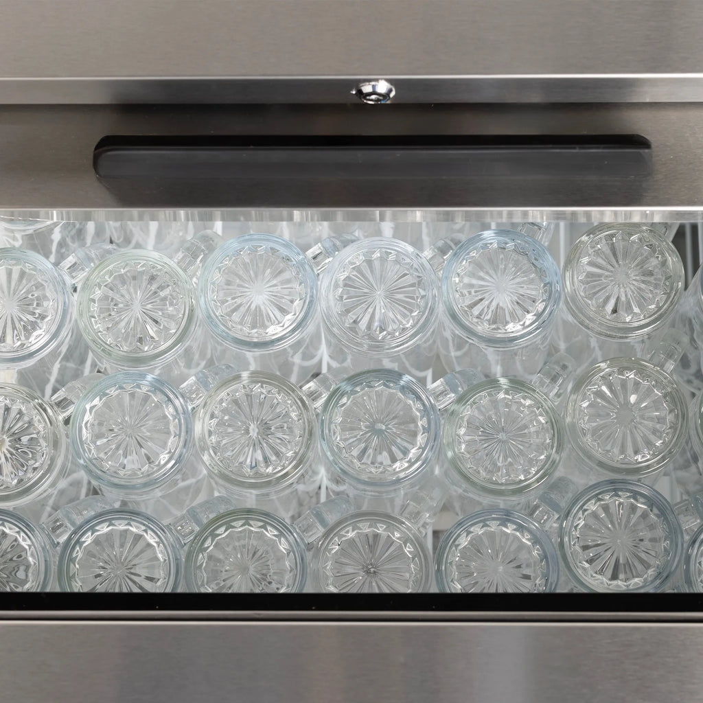 PeakCold Black Back Bar Glass Froster