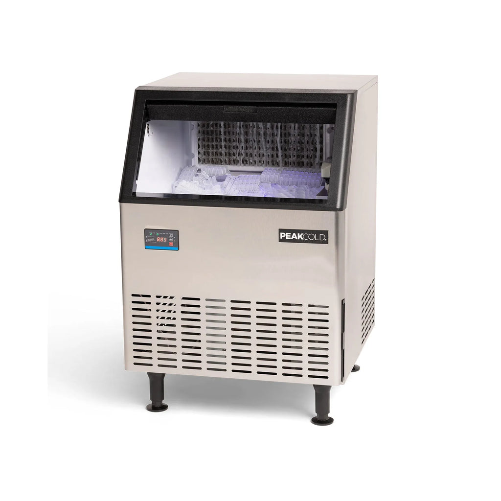 PeakCold Counter Height Commercial Ice Maker - 160 lb.