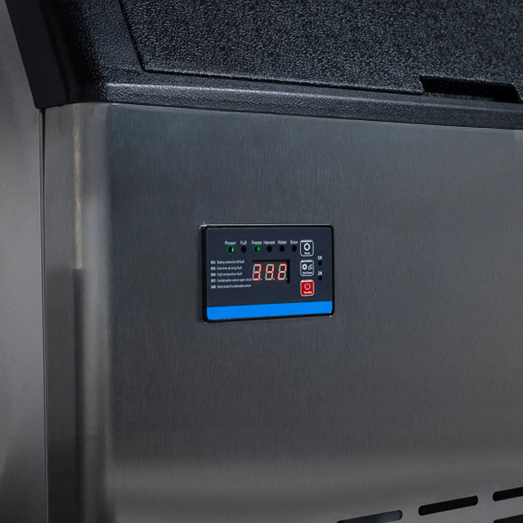 PeakCold Counter Height Commercial Ice Maker - 160 lb.