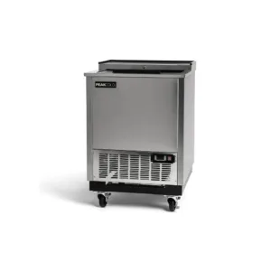 PeakCold Glass Froster Back Bar Freezer - Stainless Steel