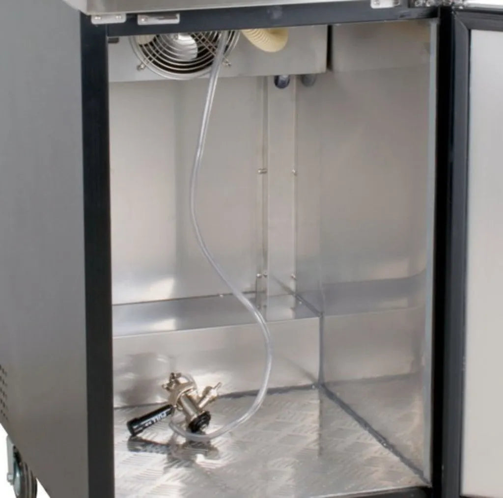 PeakCold Portable Kegerator on Wheels - 2 Tap