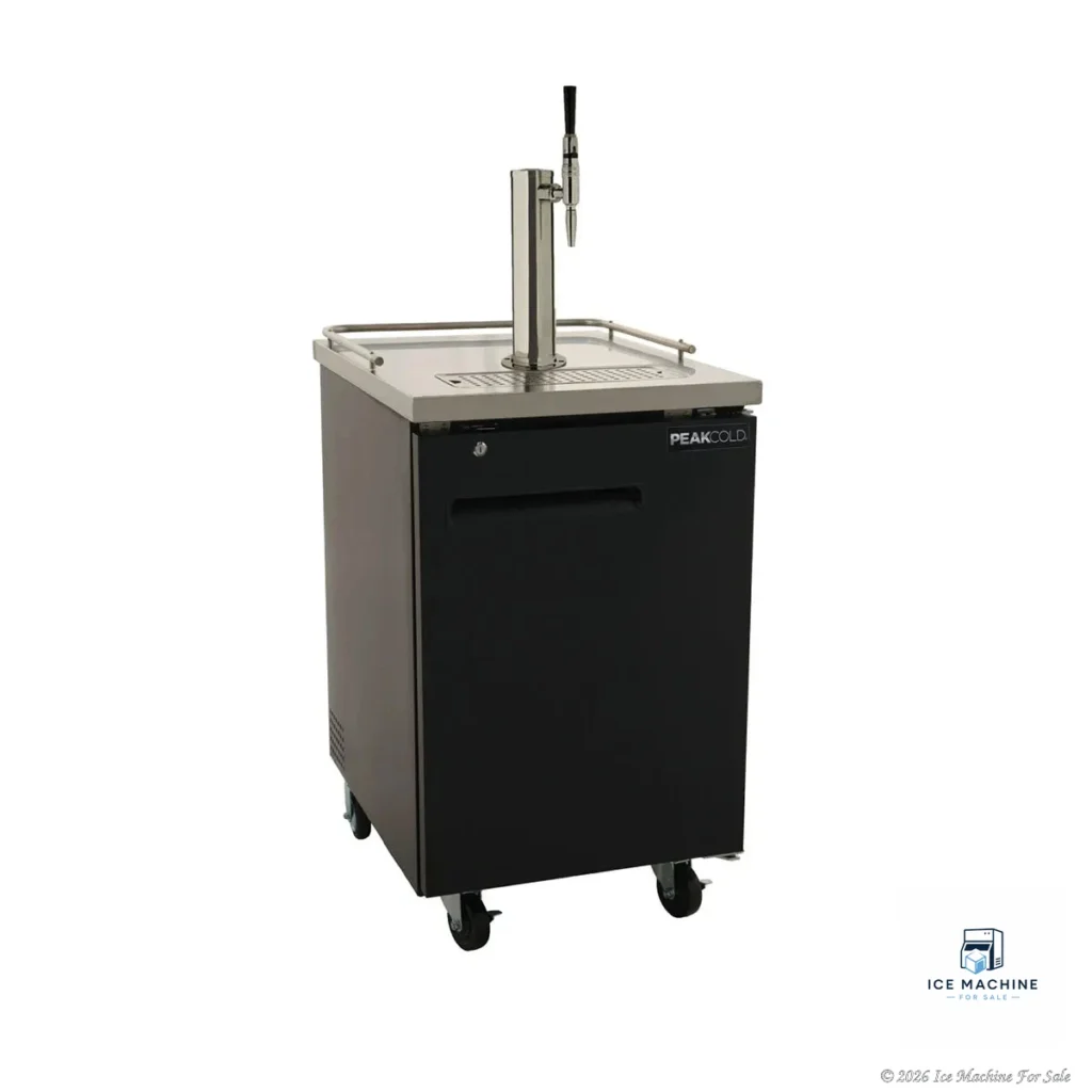 PeakCold Single Tap Nitro Coffee Kegerator - commercial ice machine for sale at icemachineforsale.com