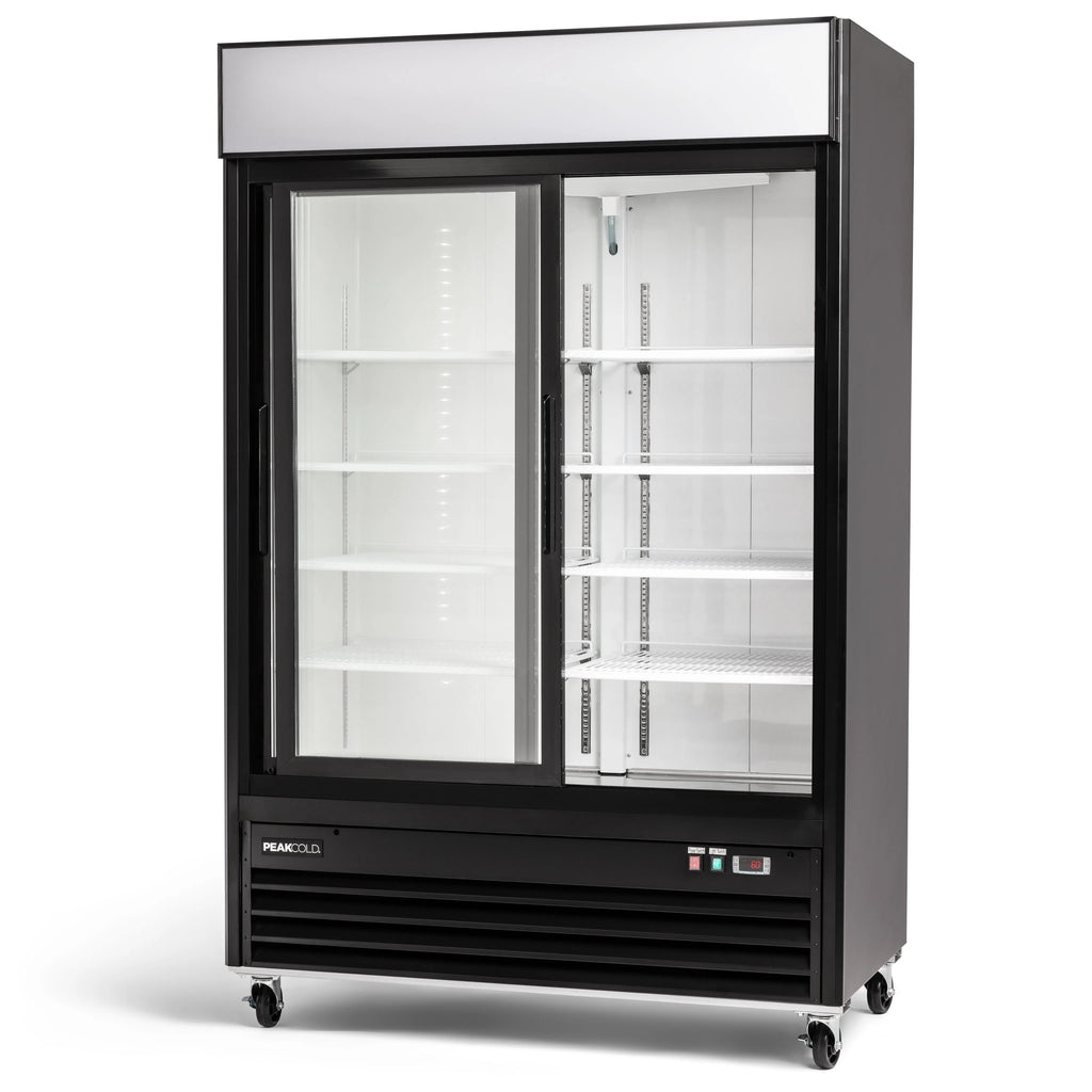 PeakCold Sliding 2 Door Custom Flower Cooler - 45 cu. ft.