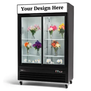 PeakCold Sliding 2 Door Custom Flower Cooler - 45 cu. ft.