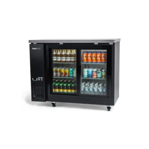 PeakCold Sliding Door Back Bar Cooler - 48"