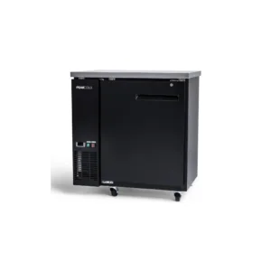 PeakCold Solid Door Back Bar Cooler - 36"