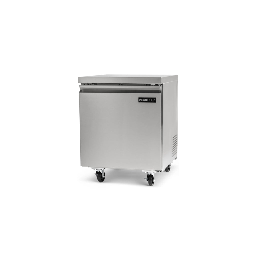 PeakCold Undercounter Commercial Freezer - 27"