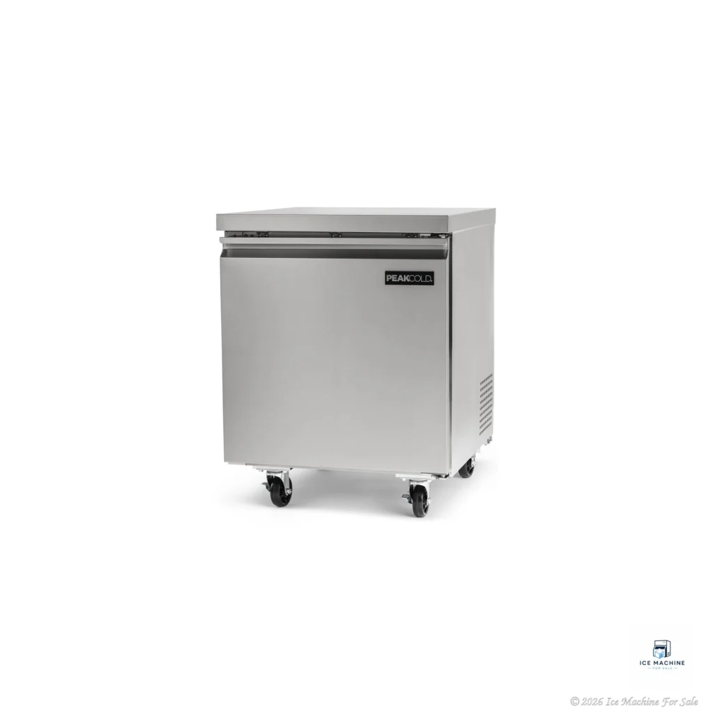 PeakCold Undercounter Commercial Freezer – 27″ - commercial ice machine for sale at icemachineforsale.com