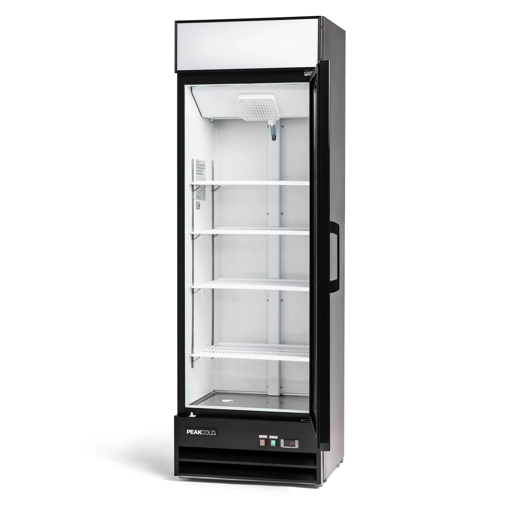 PeakCold Upright Custom Flower Display Cooler - 14 cu. ft.
