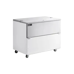 PeakCold White Milk Crate Cooler - 12 Crates