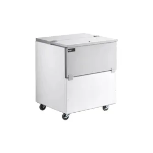 PeakCold White Milk Crate Cooler - 8 Crates