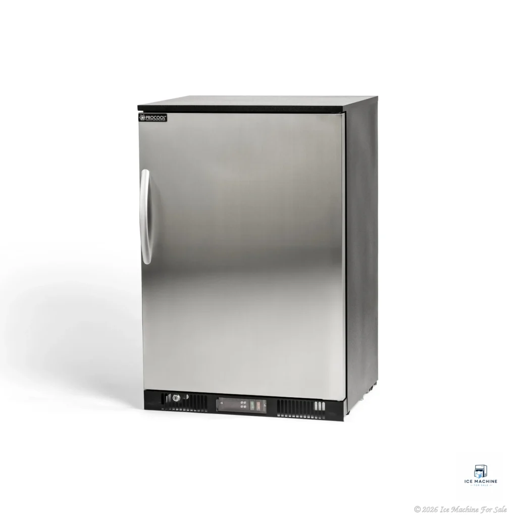 Procool 24″ Stainless Steel Solid Door Back Bar Cooler - commercial ice machine for sale at icemachineforsale.com