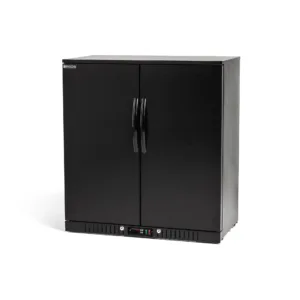 Procool 36" 2-Door Black Back Bar Cooler