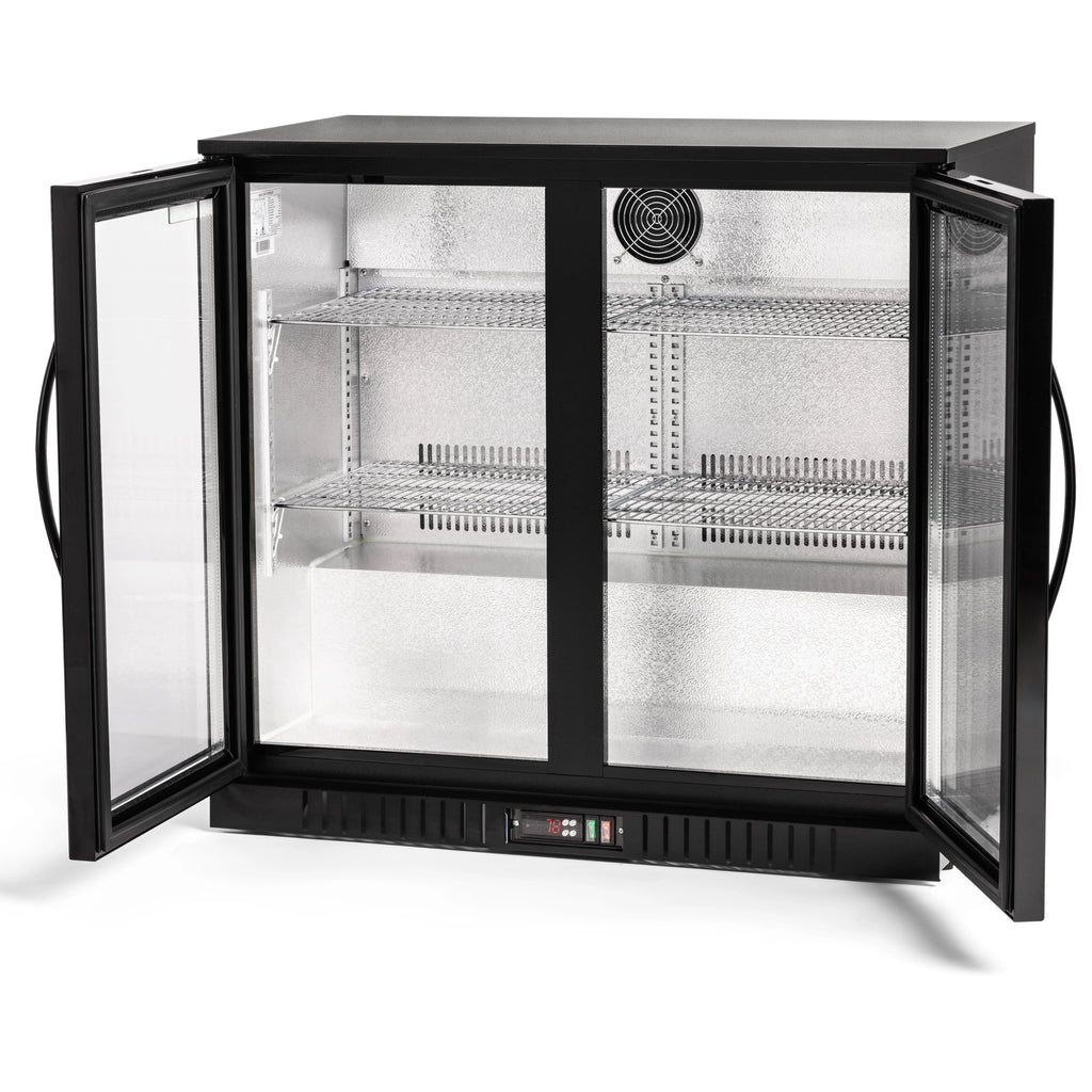 Procool 36" 2-Door Black Back Bar Cooler