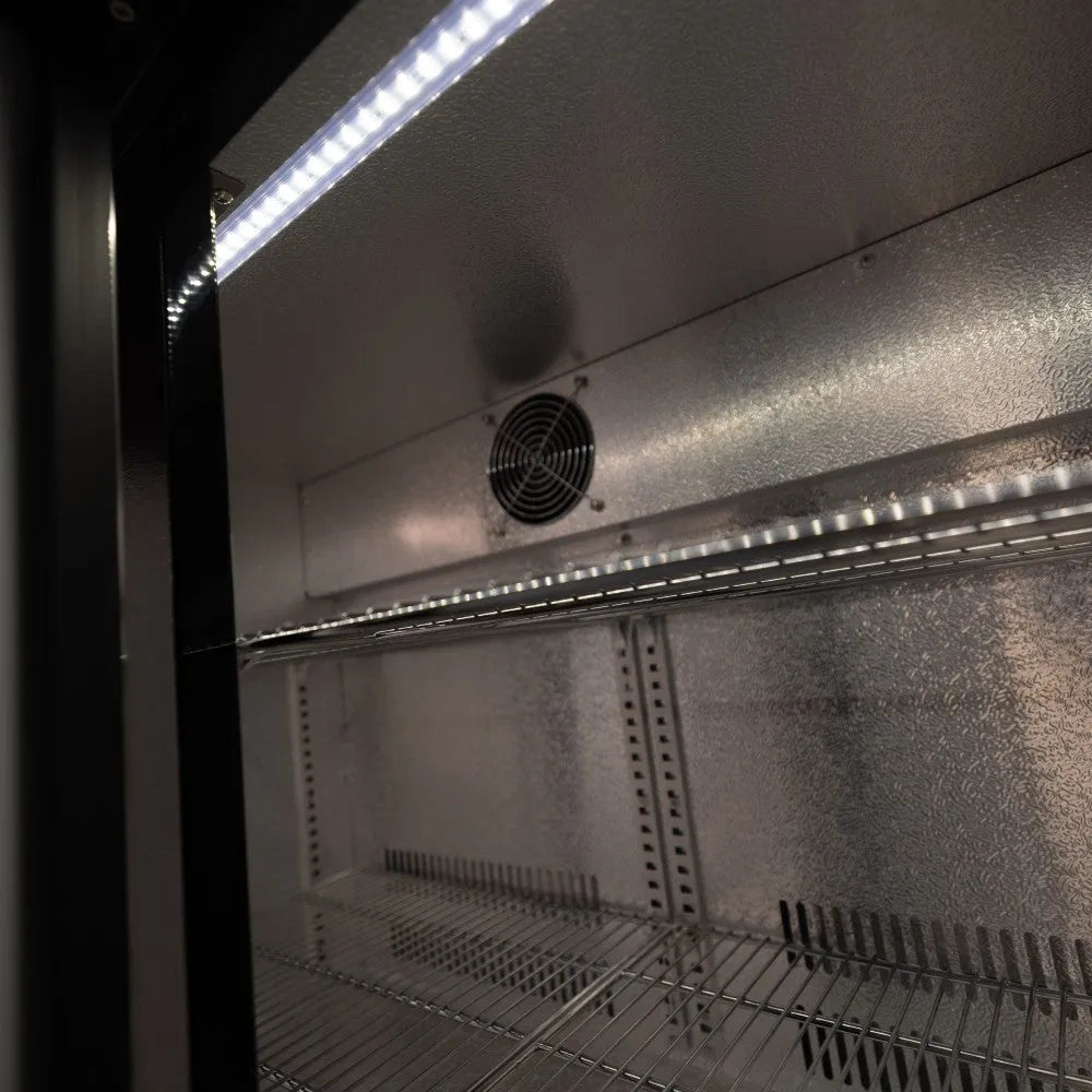 Procool 36" 2-Door Black Back Bar Cooler