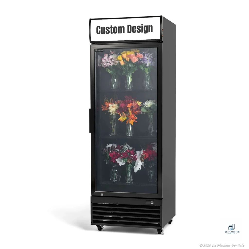Procool Custom Black Flower Cooler – 19.4 cu. ft. - commercial ice machine for sale at icemachineforsale.com