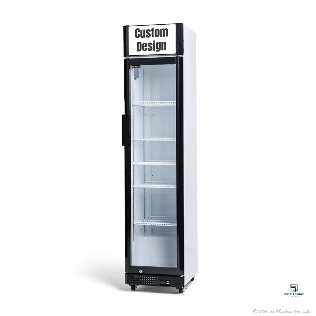 Procool Narrow Custom White Flower Cooler – 9.4 cu. ft. - commercial ice machine for sale at icemachineforsale.com