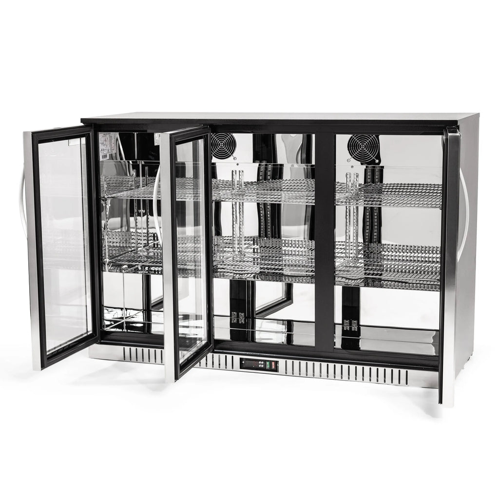 Procool Residential 3-Door Stainless Steel Bar Cooler - 11.3 cu. ft.
