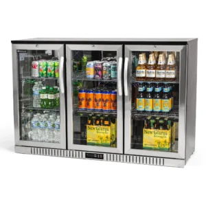 Procool Residential 3-Door Stainless Steel Bar Cooler - 11.3 cu. ft.