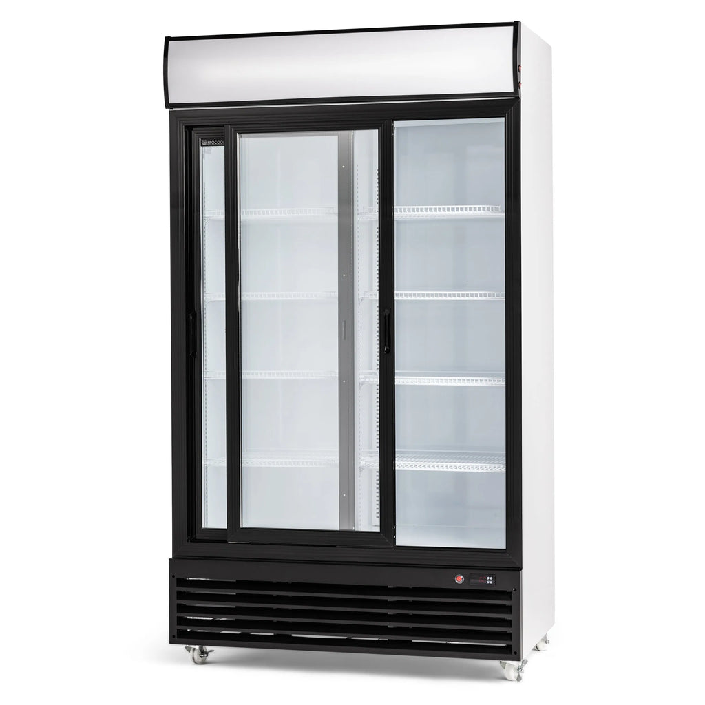 Procool Sliding 2 Door White Flower Cooler - 35.3 cu. ft.