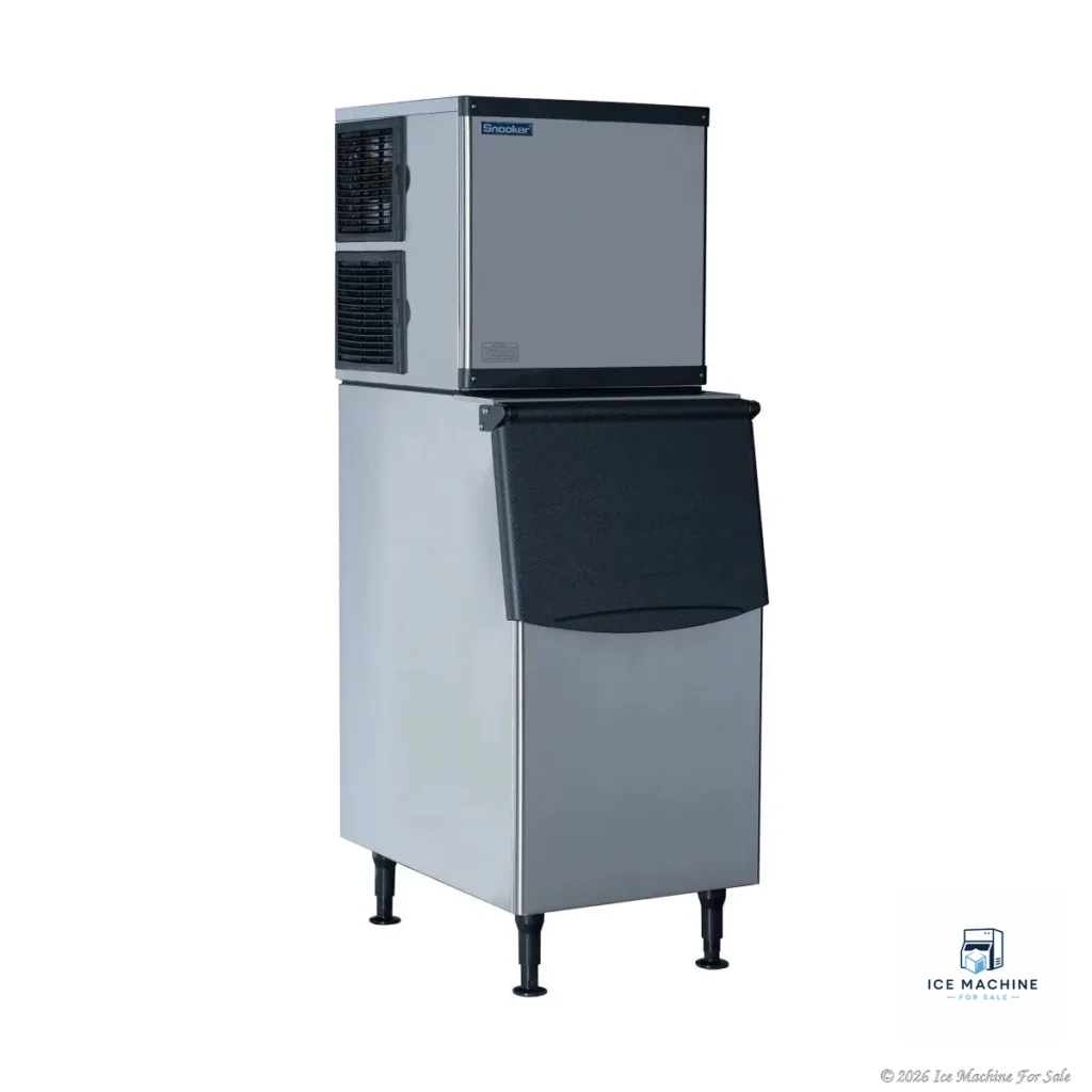 Snooker 500 lbs. Commercial Ice Machine with Bin - commercial ice machine for sale at icemachineforsale.com