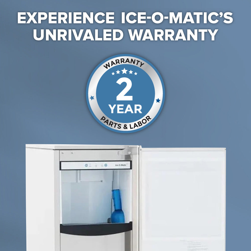 Ice-O-Matic GEMU090 Pearl Ice® Maker Soft Chewable Ice Crystals